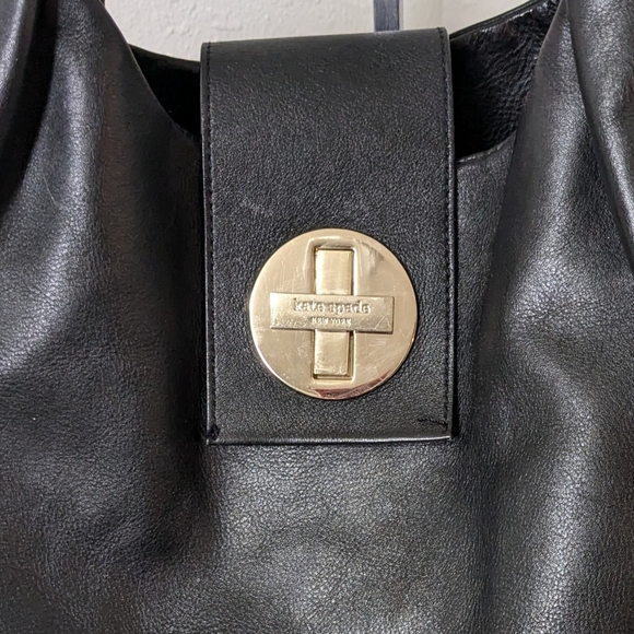 Kate Spade Black Leather Handbag - Picture 3 of 12